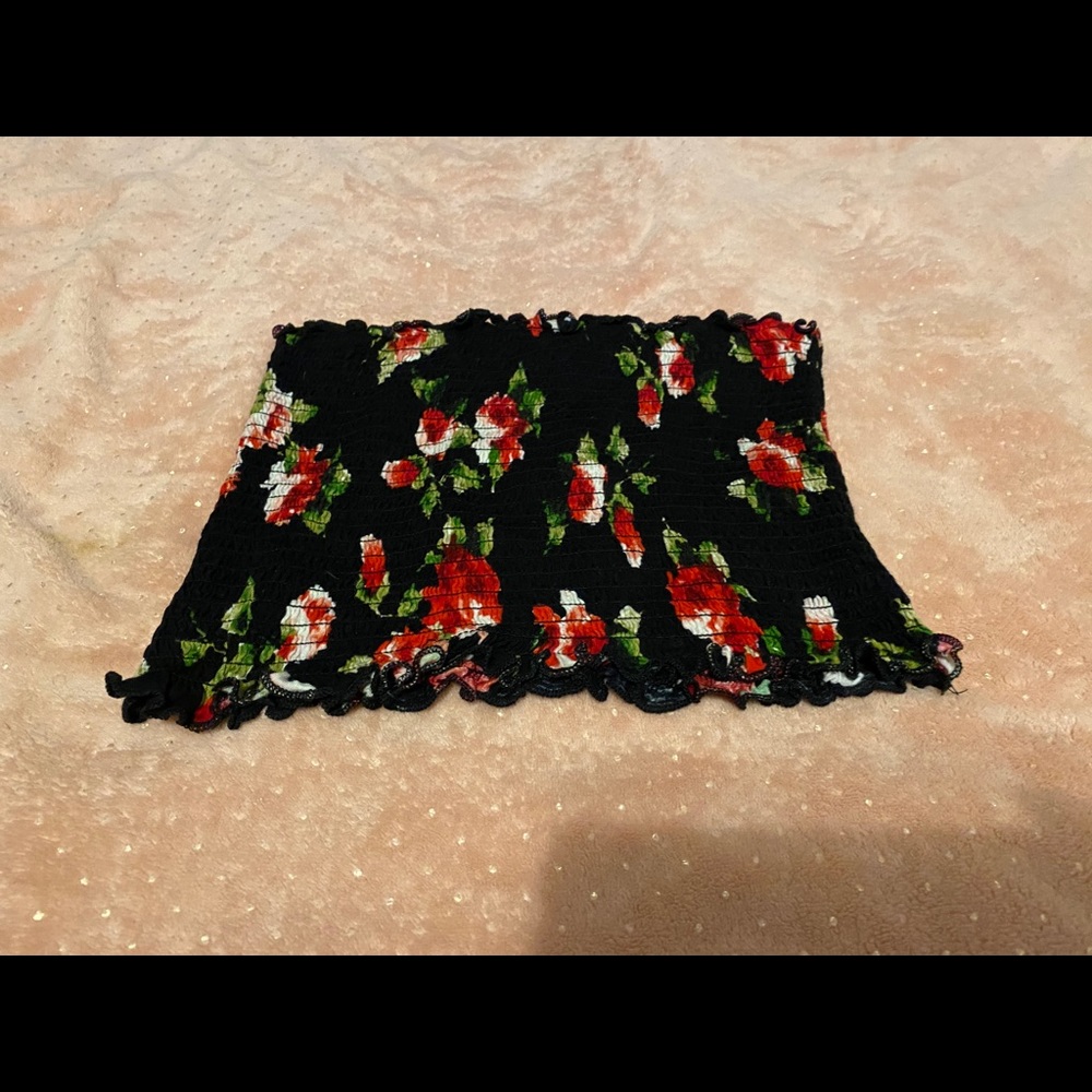 Flowery crop top